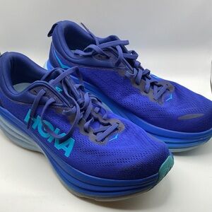 Hoka Blue Athletic Shoes Bondi 8